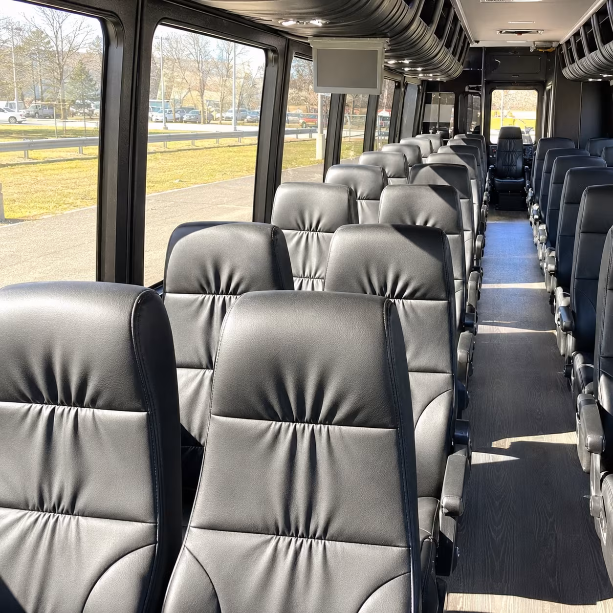 detroit 30 passenger minibus interior