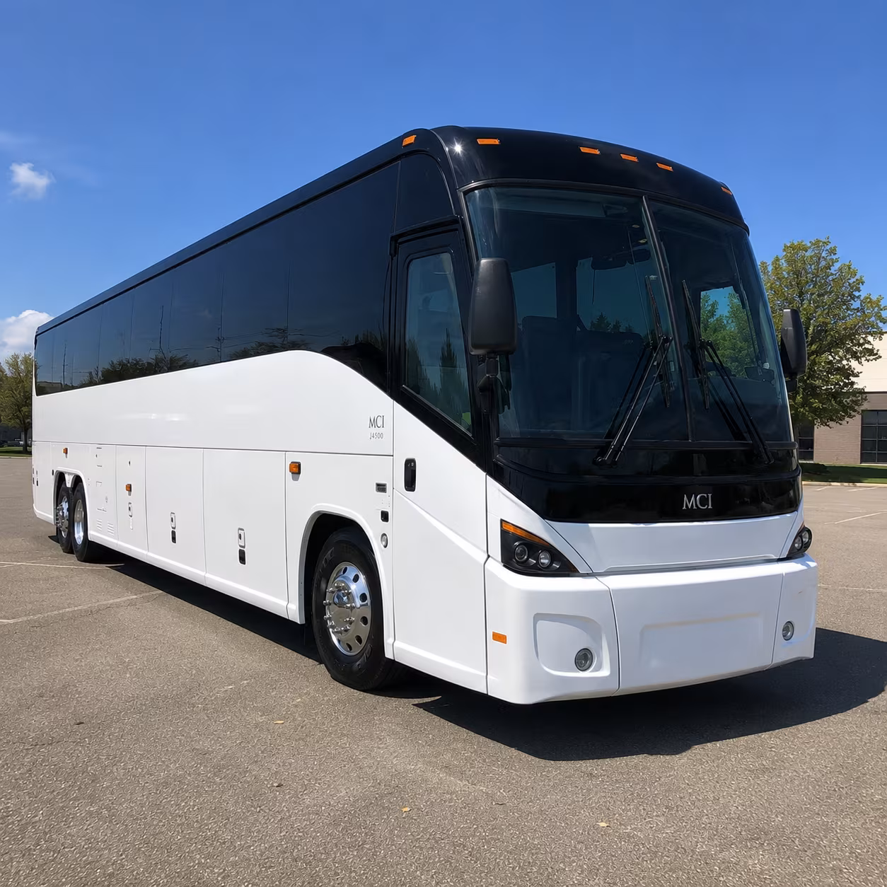 detroit 45 passenger charter bus