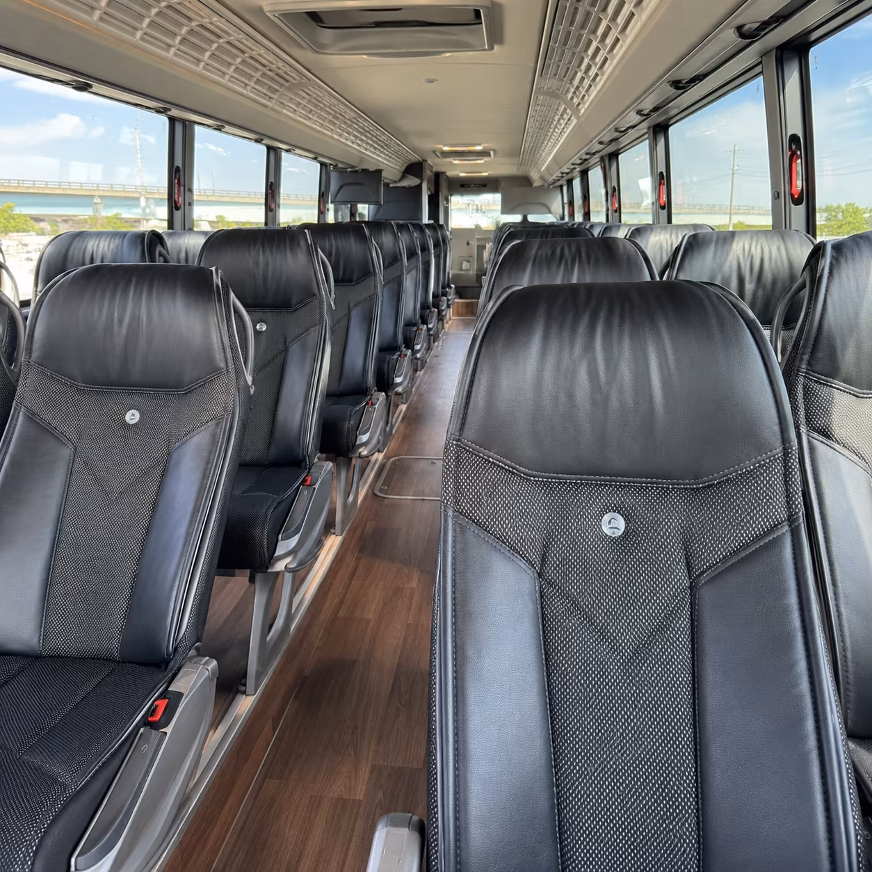 detroit corporate transportation onboard seating