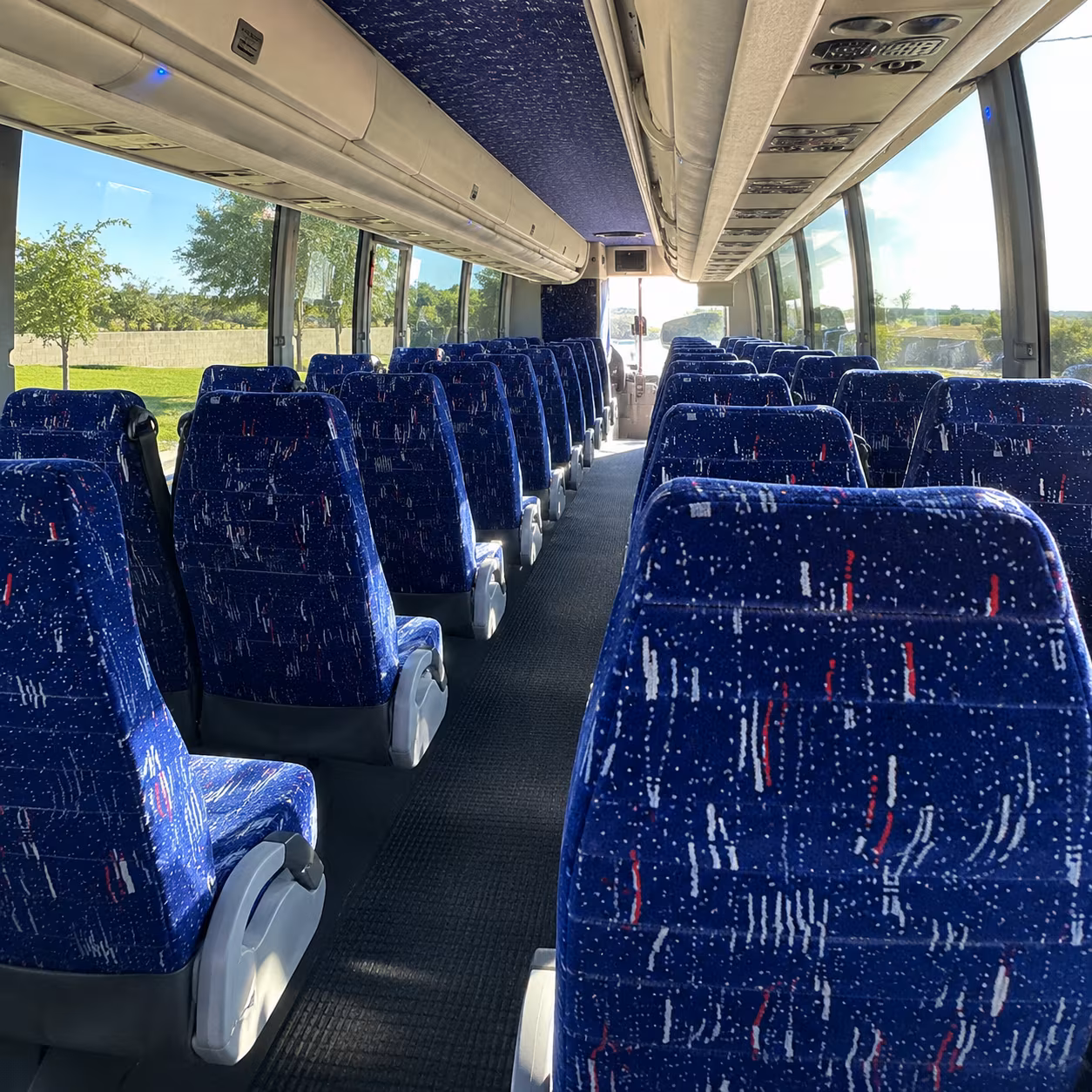 detroit government military charter bus rental