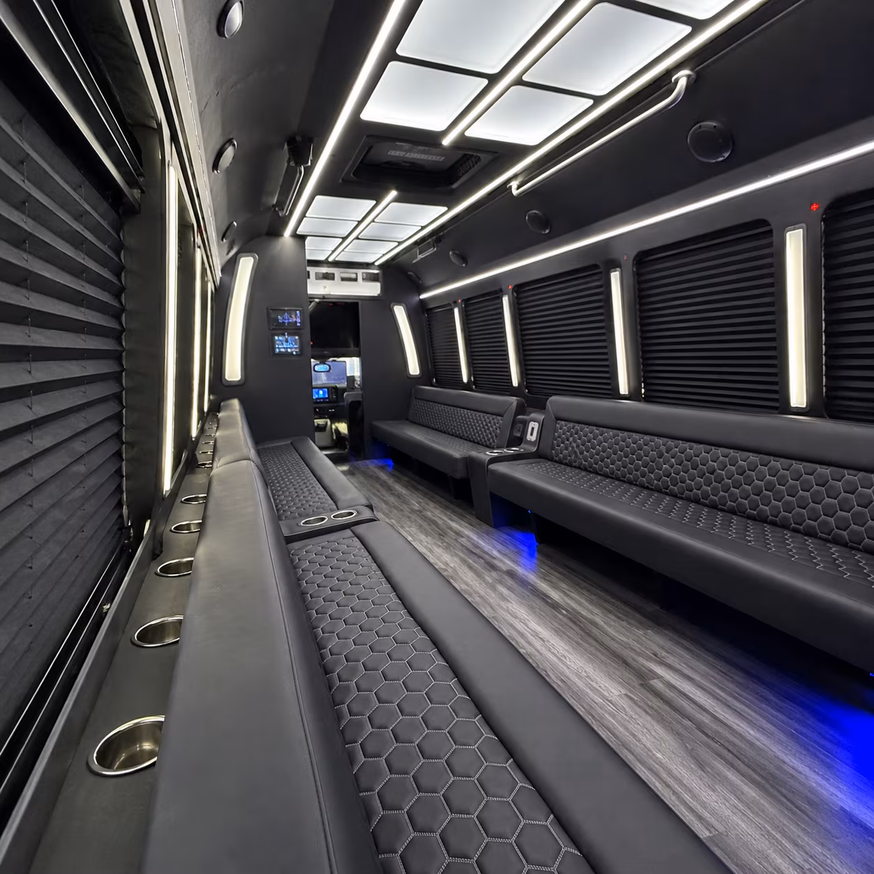 detroit party bus inside
