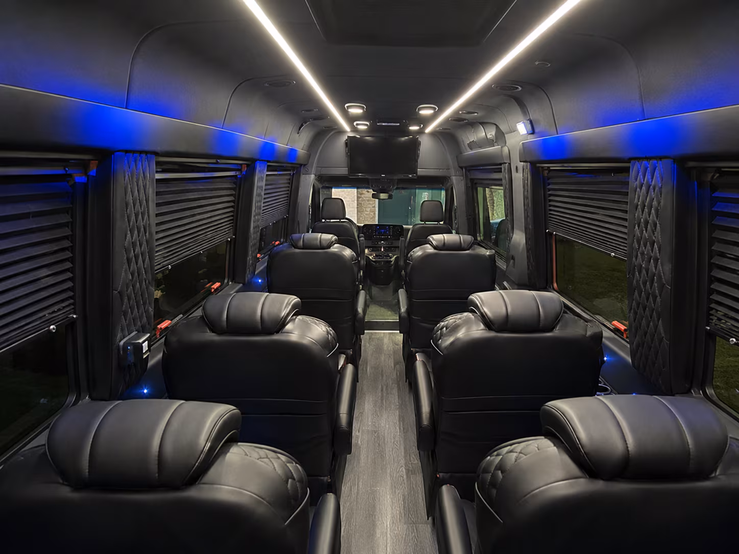 detroit sprinter van with driver interior
